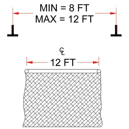 BBC-PARKITB - Ceiling Mounting Kit - Parallel - Spanning 8 ft. to 12 ft. On Center - Image 1