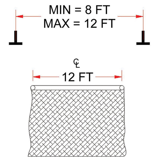 BBC-PARKITB - Ceiling Mounting Kit - Parallel - Spanning 8 ft. to 12 ft. On Center - Image 1
