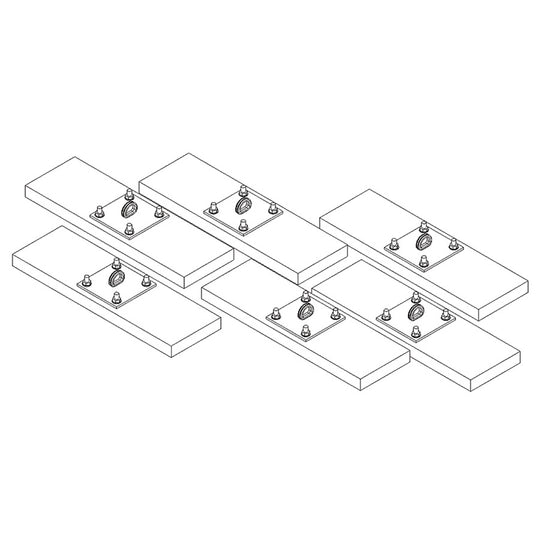 BBC-WLKT - Wall Mounting Kit for Gymnasium Installations - Image 1