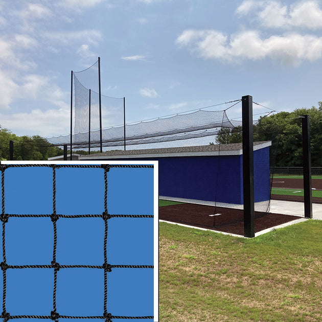 BBC36-7014 - Batting Tunnel Net - All-Star - #36 Knotted Nylon Net - 1-3/4 in. Square Mesh (70 ft.L x 14 ft.W x 12 ft.H) - Image 1