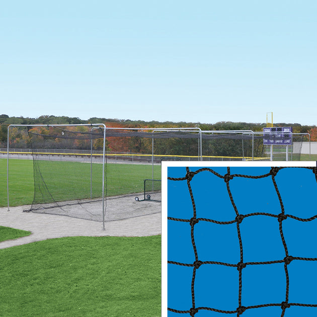 BBCC-7012 - Batting Tunnel Net - #24 - 2mm Poly Fiber Net - 1-3/4 in. Square Mesh  (70 ft.L x 12 ft.W x 12 ft.H) - Image 1