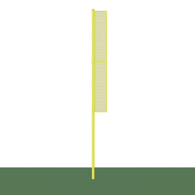 BBCFP-20 - Foul Poles - Collegiate (20 ft.) - Baseball/Softball (Semi-Permanent) (Yellow) - Image 1