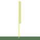 BBCFP-30 - Foul Poles - Collegiate (30 ft.) - Baseball/Softball (Semi-Permanent) (Yellow) - Image 1