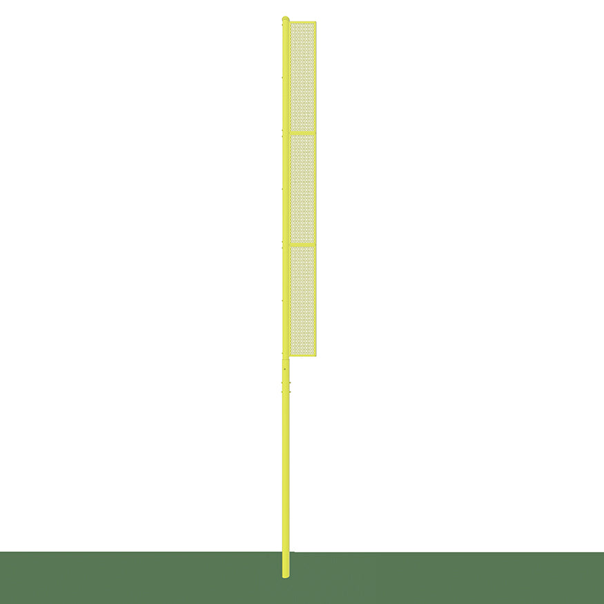 BBCFP-30 - Foul Poles - Collegiate (30 ft.) - Baseball/Softball (Semi-Permanent) (Yellow) - Image 1