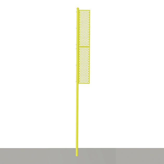 BBFP-20 - Foul Poles - Professional (20 ft.) - Baseball (Semi-Permanent) (Yellow) - Image 1