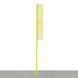 BBFP-20SM - Foul Poles - Professional (20 ft.) - Baseball (Surface Mount) (Yellow) - Image 1