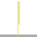 BBFP-30 - Foul Poles - Professional (30 ft.) - Baseball (Semi-Permanent) (Yellow) - Image 1