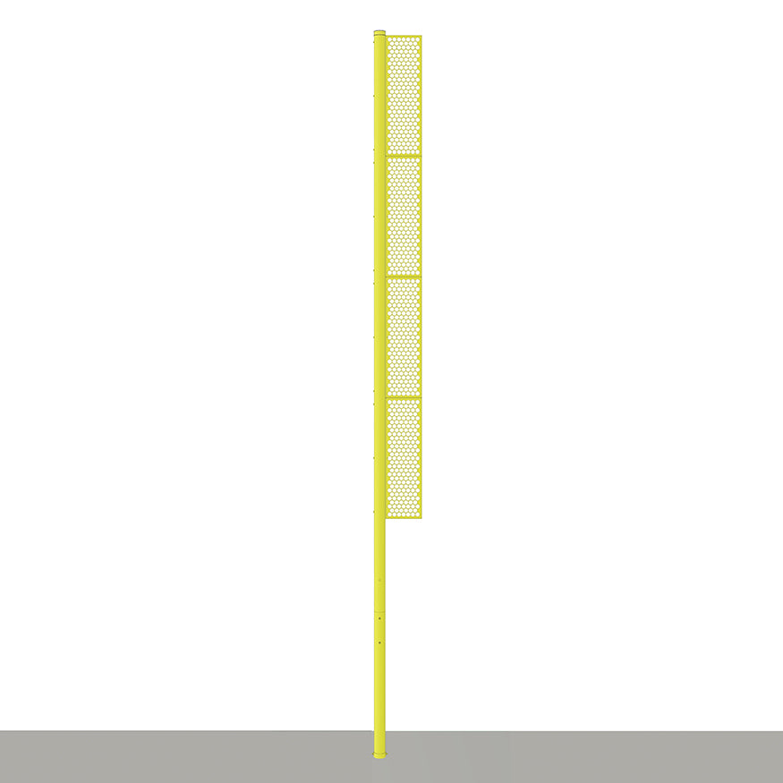 BBFP-30SM - Foul Poles - Professional (30 ft.) - Baseball (Surface Mount) (Yellow) - Image 1