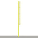 BBFP-30SM - Foul Poles - Professional (30 ft.) - Baseball (Surface Mount) (Yellow) - Image 1