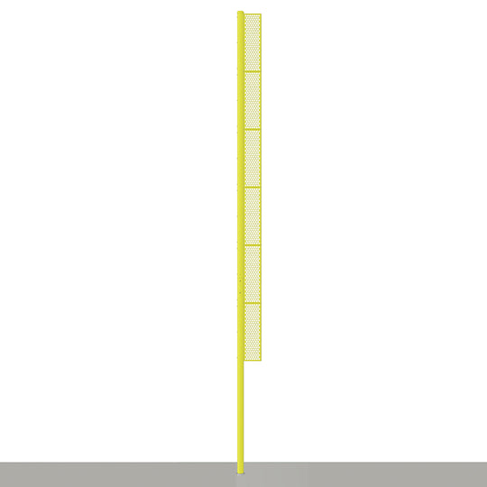 BBFP-40 - Foul Poles - Professional (40 ft.) - Baseball (Semi-Permanent) (Yellow) - Image 1