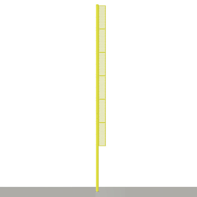 BBFP-40SM - Foul Poles - Professional (40 ft.) - Baseball (Surface Mount) (Yellow) - Image 1