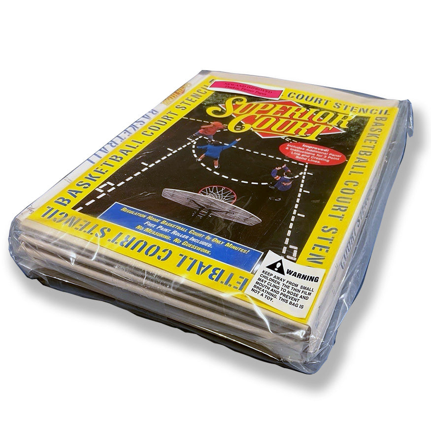 JayPro Sports Basketball Court - Stencil (Regulation Size)