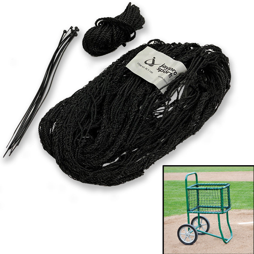 JayPro Sports Ball Cart - Replacement Net (Black)