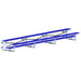 JayPro Sports Bleacher - 21 ft. (2 Row - Single Foot Plank) - Tip & Roll  (Powder Coated)