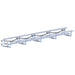 JayPro Sports Bleacher - 27 ft. (2 Row - Single Foot Plank) - Tip & Roll