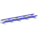JayPro Sports Bleacher - 27 ft. (2 Row - Single Foot Plank) - Tip & Roll  (Powder Coated)