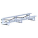 JayPro Sports Bleacher - 15 ft. (2 Row - Single Foot Plank) - Tip & Roll