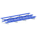 JayPro Sports Bleacher - 21 ft. (3 Row - Single Foot Plank) - Standard, Outdoor  (Powder Coated)