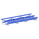 JayPro Sports Bleacher - 21 ft. (3 Row - Single Foot Plank) - Standard, Outdoor  (Powder Coated)