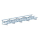 JayPro Sports Bleacher - 27 ft. (3 Row - Single Foot Plank) - All Aluminum