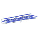 JayPro Sports Bleacher - 27 ft. (3 Row - Single Foot Plank) - Tip & Roll  (Powder Coated)