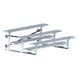 JayPro Sports Bleacher - 7-1/2 ft. (3 Row - Single Foot Plank) - Tip & Roll