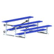 JayPro Sports Bleacher - 7-1/2 ft. (3 Row - Single Foot Plank) - Tip & Roll  (Powder Coated)