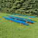 JayPro Sports Bleacher - 15 ft. (3 Row - Single Foot Plank) - All Aluminum  (Powder Coated)