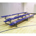 JayPro Sports Bleacher - 15 ft. (3 Row - Single Foot Plank)  - Tip & Roll  (Powder Coated)