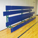 JayPro Sports Bleacher - 21 ft. (2 Row - Single Foot Plank) - Tip & Roll