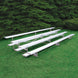 JayPro Sports Bleacher - 15 ft. (4 Row - Single Foot Plank) - Standard, Outdoor