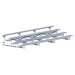 JayPro Sports Bleacher - 21 ft. (4 Row - Single Foot Plank) - Tip & Roll