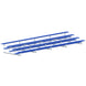 JayPro Sports Bleacher - 27 ft. (4 Row - Single Foot Plank) - All Aluminum  (Powder Coated)