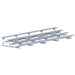 JayPro Sports Bleacher - 27 ft. (4 Row - Single Foot Plank) - Tip & Roll