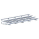 JayPro Sports Bleacher - 27 ft. (4 Row - Single Foot Plank) - Tip & Roll