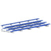JayPro Sports Bleacher - 27 ft. (4 Row - Single Foot Plank) - Tip & Roll  (Powder Coated)
