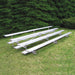 JayPro Sports Bleacher - 15 ft. (4 Row - Single Foot Plank) - All Aluminum