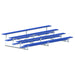 JayPro Sports Bleacher - 15 ft. (4 Row - Single Foot Plank) - All Aluminum  (Powder Coated)