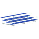 JayPro Sports Bleacher - 15 ft. (4 Row - Single Foot Plank) - Standard, Outdoor  (Powder Coated)