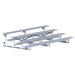 JayPro Sports Bleacher - 15 ft. (4 Row - Single Foot Plank) - Tip & Roll