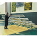 JayPro Sports Bleacher - 15 ft. (4 Row - Single Foot Plank) - Tip & Roll