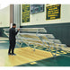 JayPro Sports Bleacher - 15 ft. (4 Row - Single Foot Plank) - Tip & Roll