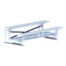 JayPro Sports Bleacher - 7-1/2 ft. (2 Row - Double Foot Plank) - All Aluminum