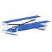 JayPro Sports Bleacher - 7-1/2 ft. (2 Row - Double Foot Plank) - Tip & Roll  (Powder Coated)