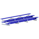 JayPro Sports Bleacher - 21 ft. (3 Row - Double Foot Plank) - All Aluminum  (Powder Coated)