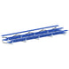 JayPro Sports Bleacher - 27 ft. (3 Row - Double Foot Plank) - Tip & Roll  (Powder Coated)