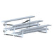 JayPro Sports Bleacher - 7-1/2 ft. (3 Row - Double Foot Plank) - Tip & Roll