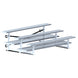 JayPro Sports Bleacher - 7-1/2 ft. (3 Row - Double Foot Plank) - Tip & Roll