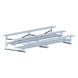 JayPro Sports Bleacher - 15 ft. (3 Row - Double Foot Plank) - All Aluminum
