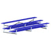 JayPro Sports Bleacher - 15 ft. (3 Row - Double Foot Plank) - All Aluminum  (Powder Coated)